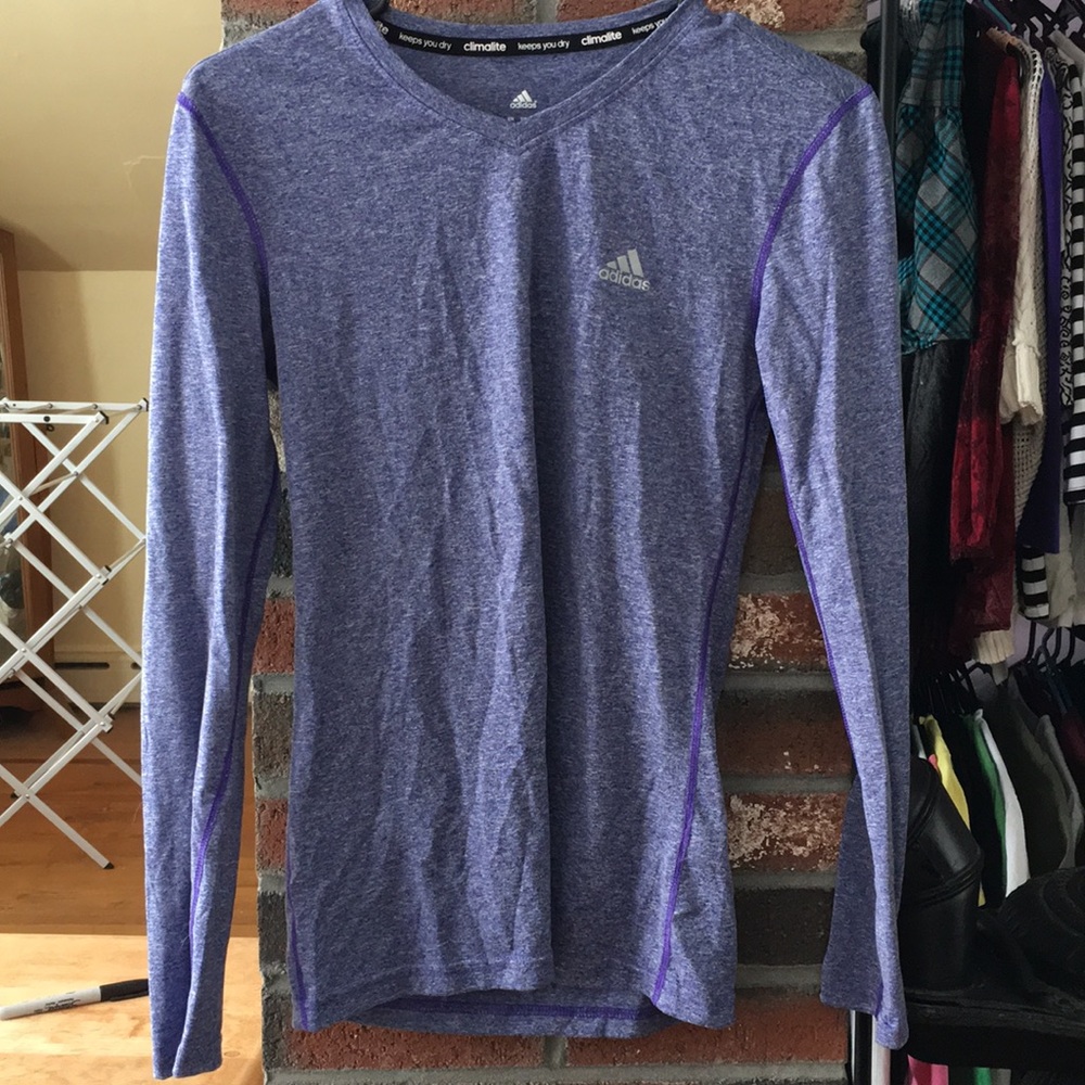 Adidas Climalite Purple Long Sleeve shirt